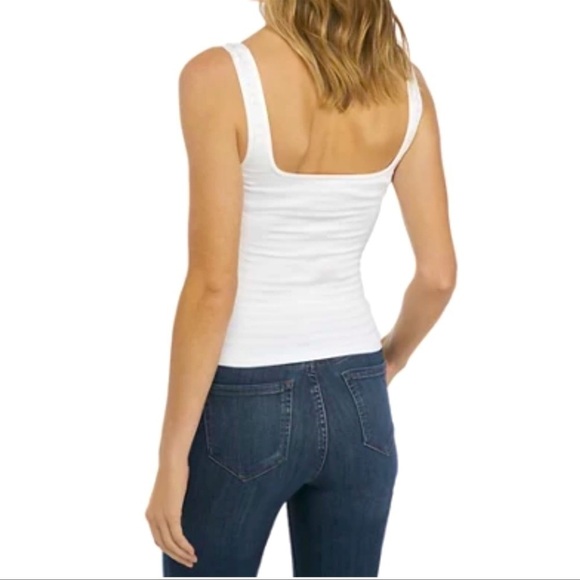 Free People Square One Seamless Cami Tank White Size XS / S NWT - Picture 3 of 7